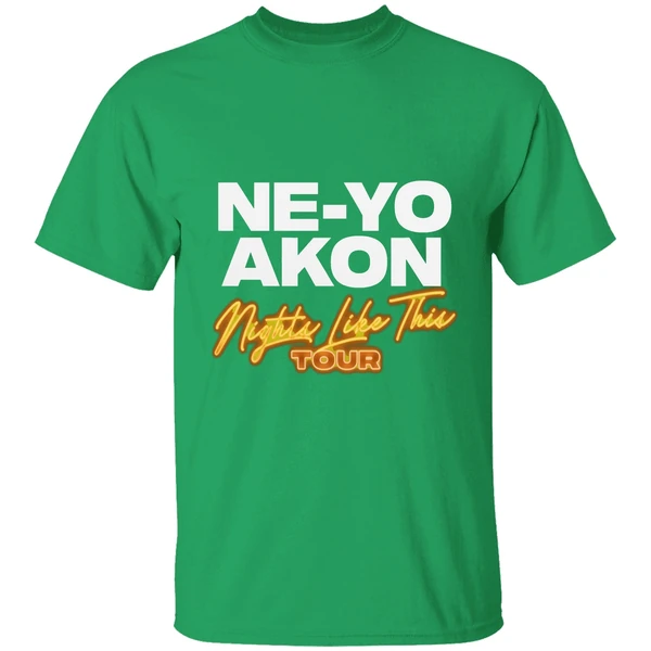 Ne Yo And Akon Nights Like This Tour 2026 Shirt - Image 2