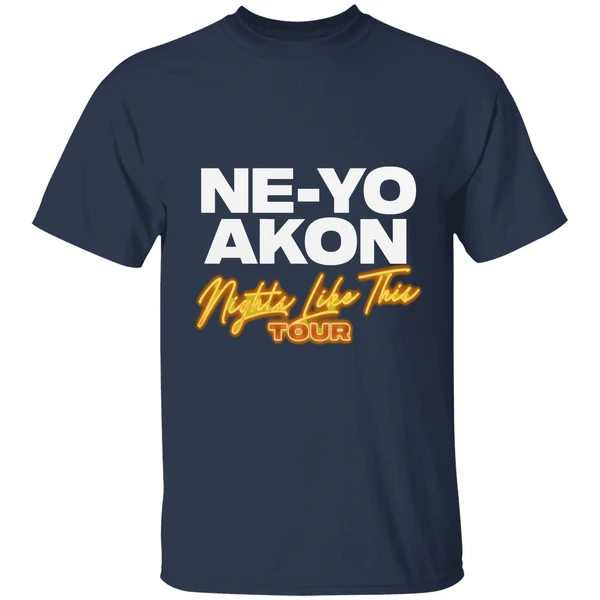 Ne Yo And Akon Nights Like This Tour 2026 Shirt - Image 5