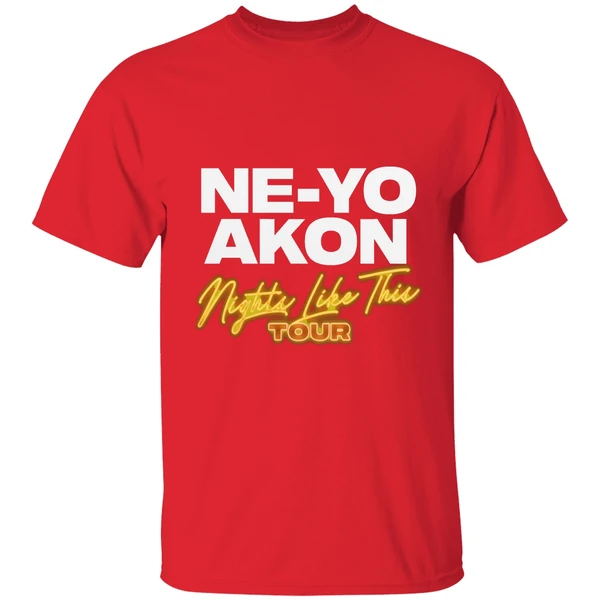 Ne Yo And Akon Nights Like This Tour 2026 Shirt - Image 7