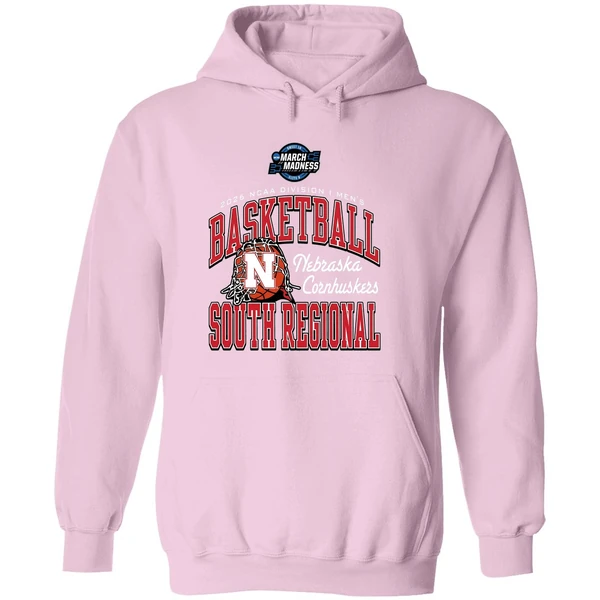Nebraska Cornhuskers 2026 Ncaa Di Mens Basketball Sweet 16 South Regional Hoodie - Image 5