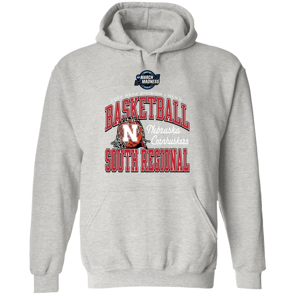 Nebraska Cornhuskers 2026 Ncaa Di Mens Basketball Sweet 16 South Regional Hoodie - Image 9