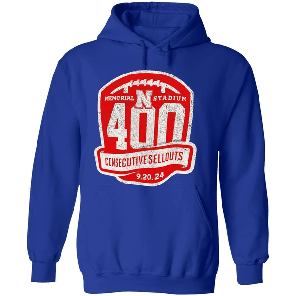 Nebraska Cornhuskers Memorial Stadium 400th Sellout Hoodie - Image 7