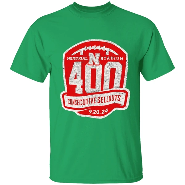 Nebraska Cornhuskers Memorial Stadium 400th Sellout Shirt - Image 8