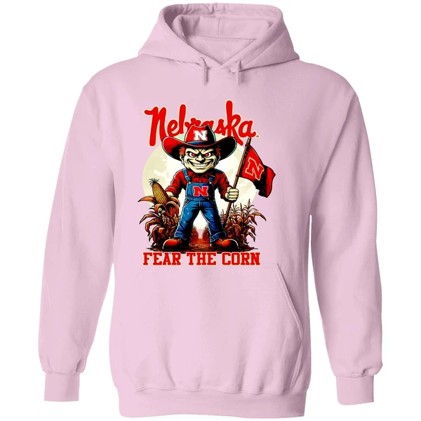 Nebraska Huskers Fear The Corn Hoodie - Image 5