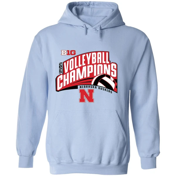 Nebraska Huskers Volleyball Big10 Champions 2025 Hoodie - Image 4