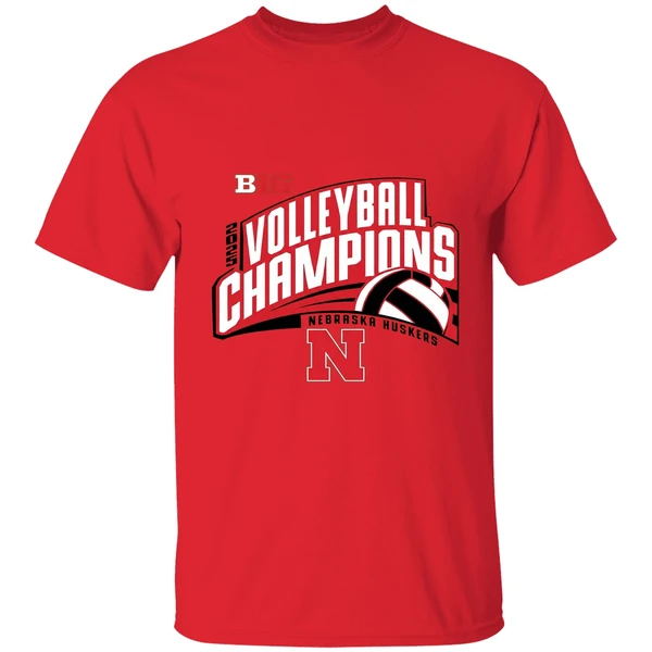 Nebraska Huskers Volleyball Big10 Champions 2025 Shirt - Image 4
