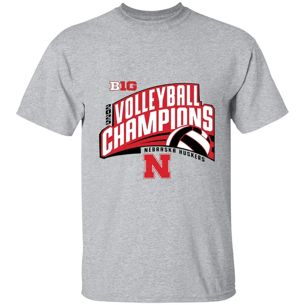 Nebraska Huskers Volleyball Big10 Champions 2025 Shirt - Image 6