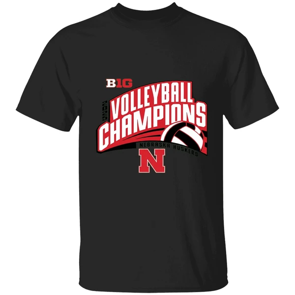 Nebraska Huskers Volleyball Big10 Champions 2025 Shirt - Image 7
