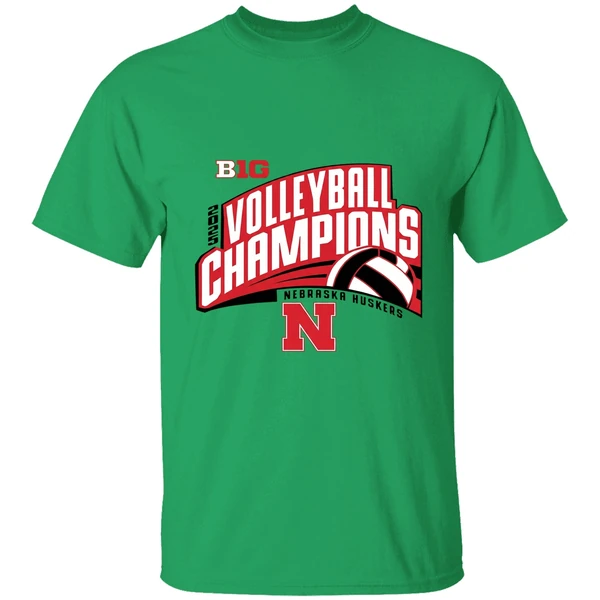 Nebraska Huskers Volleyball Big10 Champions 2025 Shirt - Image 8