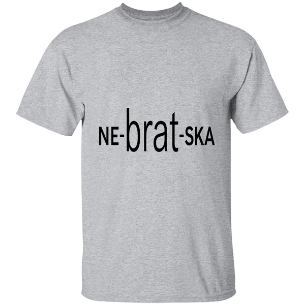 Nebraska Is Ne Brat Ska Shirt