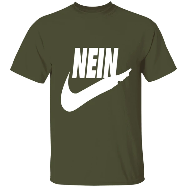 Nein Nike Logo Parody Shirt - Image 3