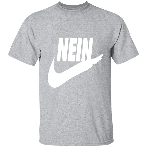Nein Nike Logo Parody Shirt