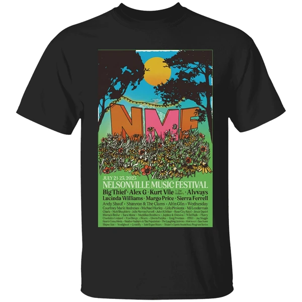 Nelsonville Music Festival 2023 July 21 23 Shirt - Image 7