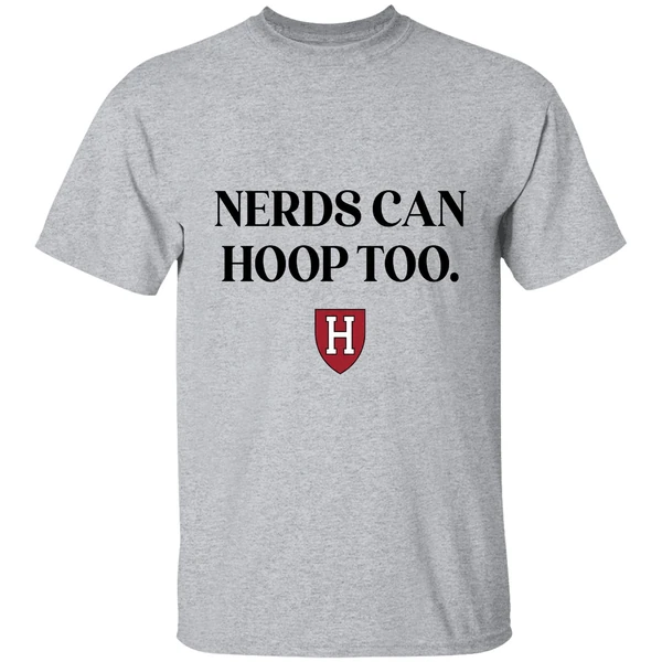 nerds can hoop too shirt sportgrey