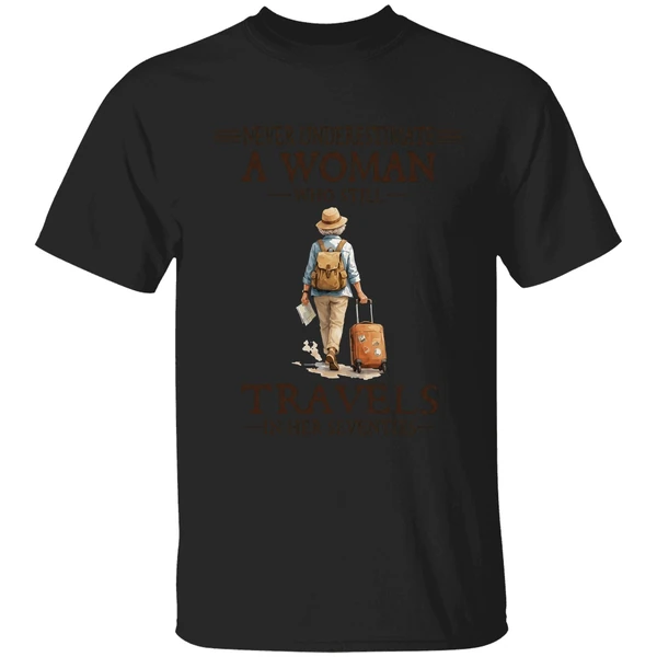 Never Underestimate A Woman Who Still Travels In Her Seventies Shirt - Image 7