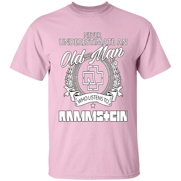 Never Underestimate An Old Man Who Listens To Rammstein Shirt - Image 2