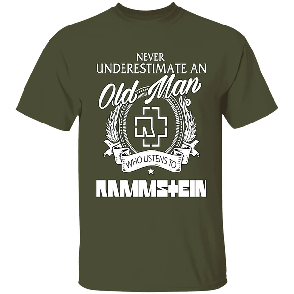 Never Underestimate An Old Man Who Listens To Rammstein Shirt - Image 3