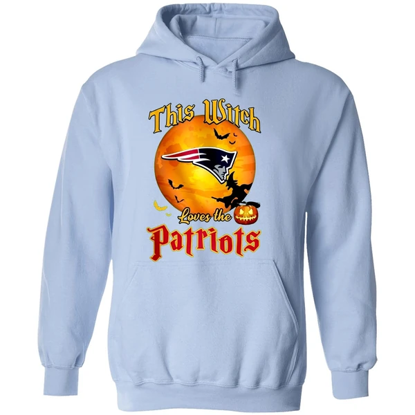 New England Patriots 2025 Nfl Halloween Witch Hoodie - Image 4
