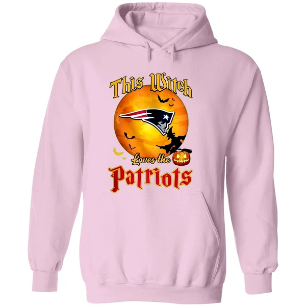 New England Patriots 2025 Nfl Halloween Witch Hoodie - Image 5