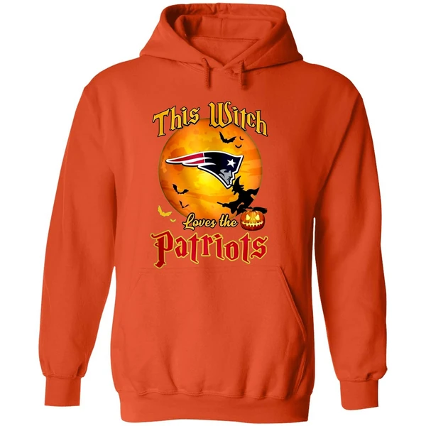 New England Patriots 2025 Nfl Halloween Witch Hoodie - Image 6