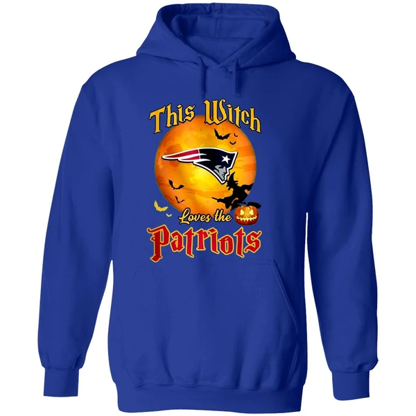 New England Patriots 2025 Nfl Halloween Witch Hoodie - Image 7