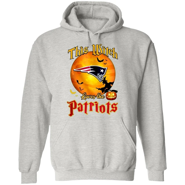 New England Patriots 2025 Nfl Halloween Witch Hoodie - Image 9