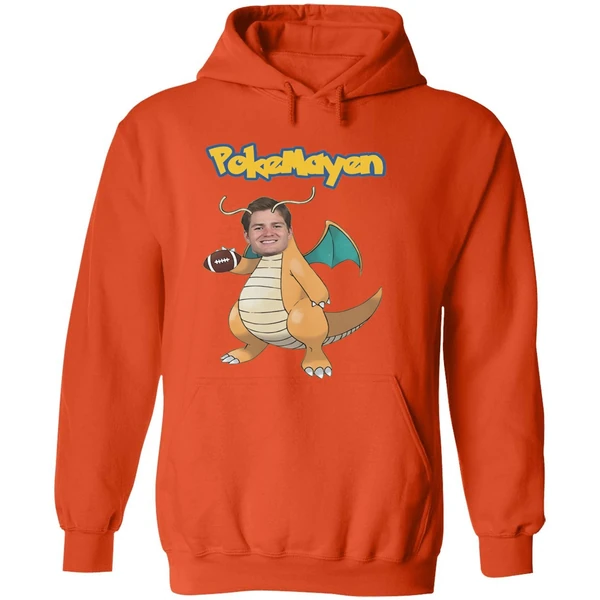New England Patriots Drake Maye Pokemon Pokemayen Parody Hoodie - Image 6