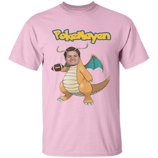 New England Patriots Drake Maye Pokemon Pokemayen Parody Shirt - Image 2