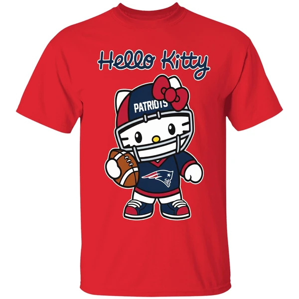 New England Patriots Hello Kitty Shirt - Image 7
