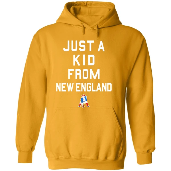 New England Patriots Just A Kid From New England Hoodie