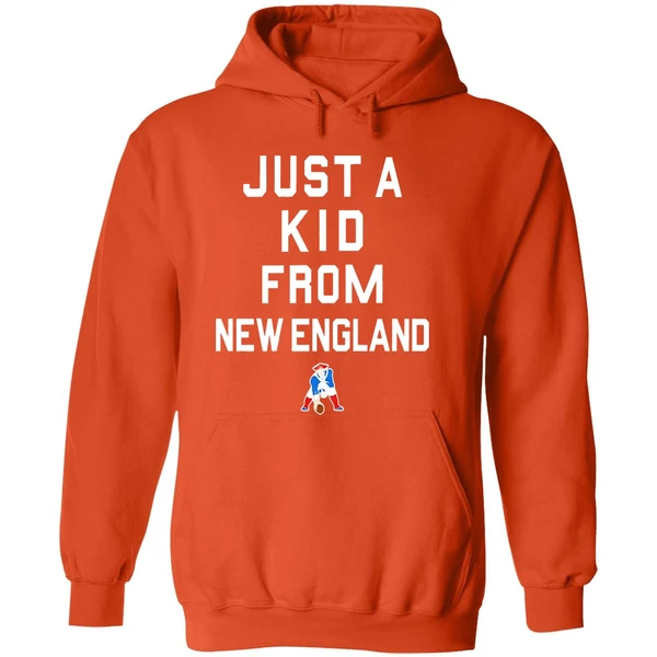 New England Patriots Just A Kid From New England Hoodie - Image 6