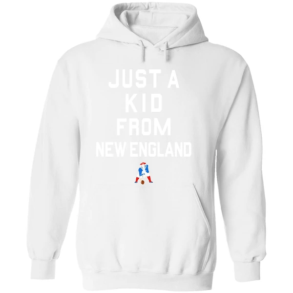 New England Patriots Just A Kid From New England Hoodie - Image 8