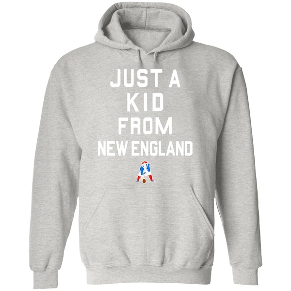 New England Patriots Just A Kid From New England Hoodie - Image 9