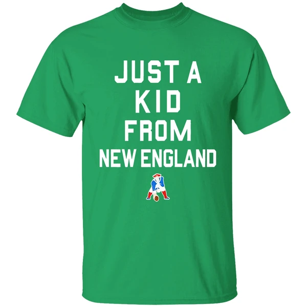 New England Patriots Just A Kid From New England Shirt - Image 2