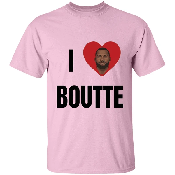 New England Patriots Kayshon Boutte I Love Boutte Portrait Shirt - Image 2