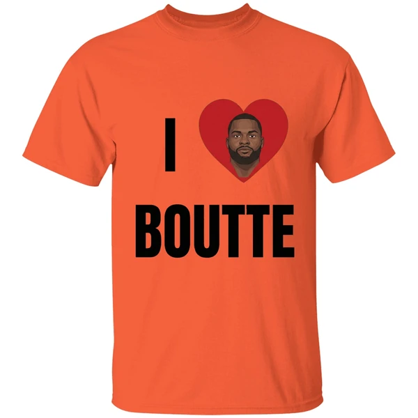 New England Patriots Kayshon Boutte I Love Boutte Portrait Shirt - Image 3
