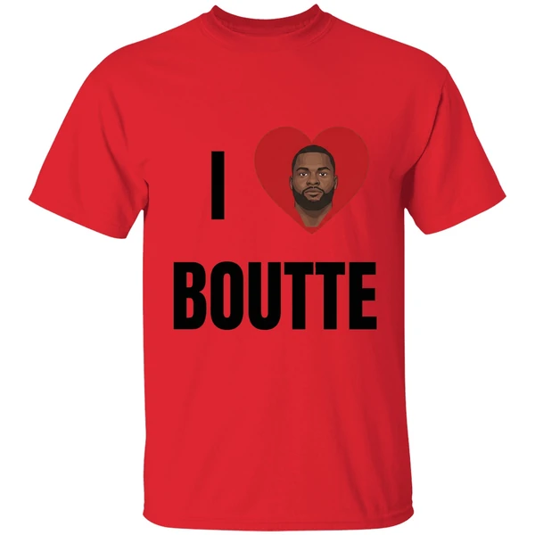 New England Patriots Kayshon Boutte I Love Boutte Portrait Shirt - Image 4