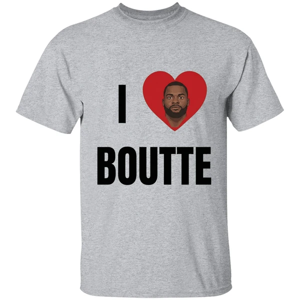 New England Patriots Kayshon Boutte I Love Boutte Portrait Shirt - Image 6
