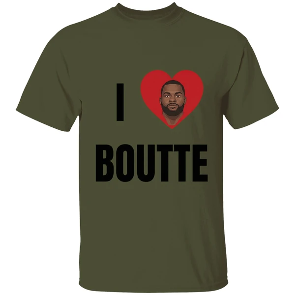 New England Patriots Kayshon Boutte I Love Boutte Portrait Shirt - Image 9