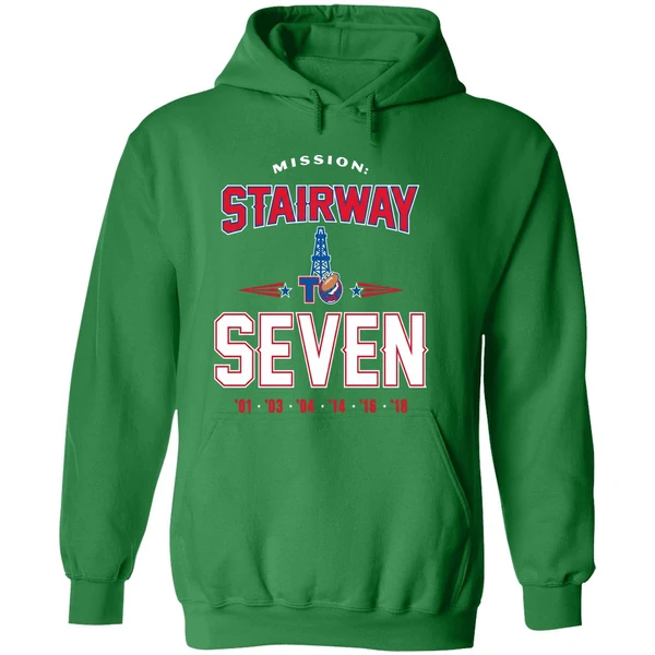 New England Patriots Mission Stairway To Seven Hoodie - Image 2