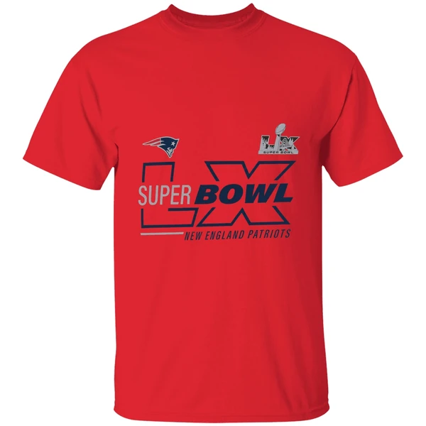 new england patriots super bowl lx roster shirt red