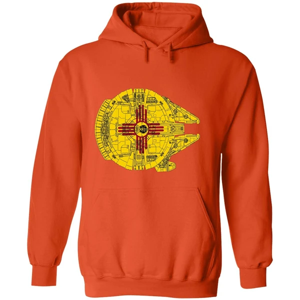 New Mexico Flag Millennium Falcon Hoodie - Image 6