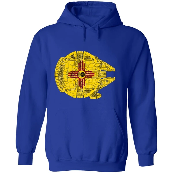 New Mexico Flag Millennium Falcon Hoodie - Image 7