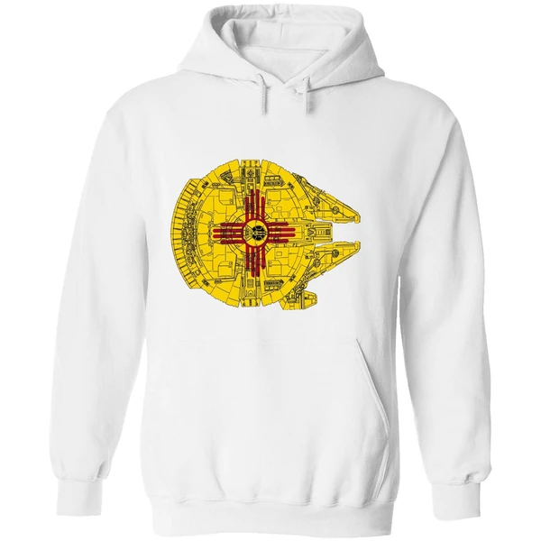 New Mexico Flag Millennium Falcon Hoodie - Image 8