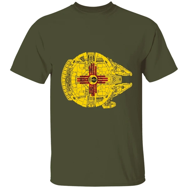 New Mexico Flag Millennium Falcon Shirt - Image 4