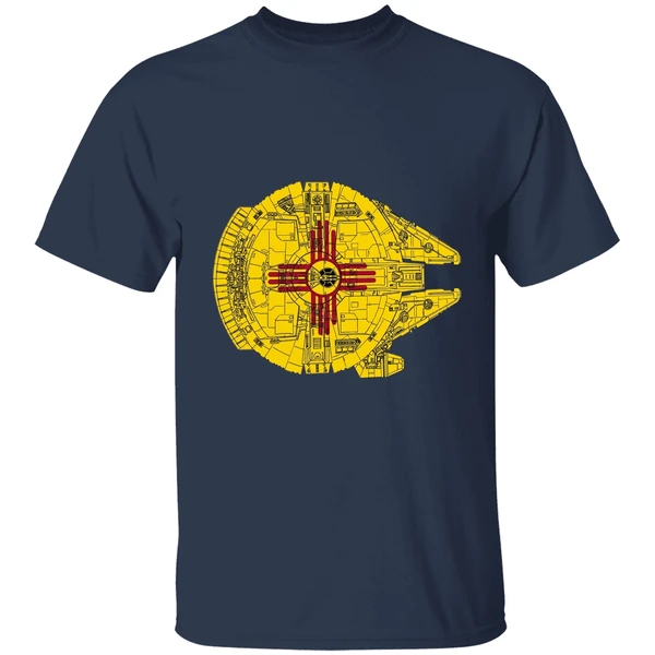 new mexico flag millennium falcon shirt navy