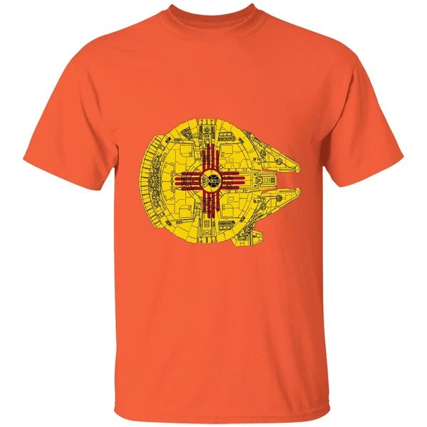 new mexico flag millennium falcon shirt orange