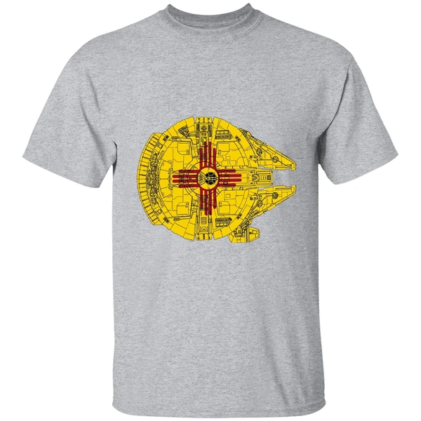 New Mexico Flag Millennium Falcon Shirt - Image 9