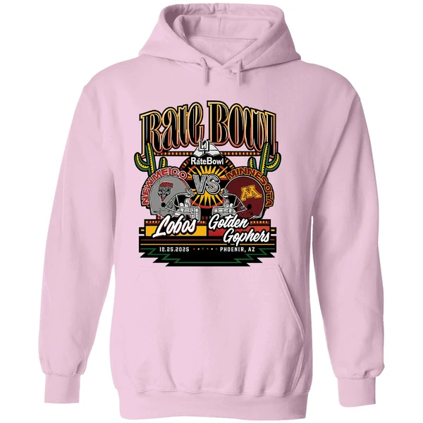 New Mexico Lobos Vs Minnesota Golden Gophers Rate Bowl 2025 Hoodie - Image 5