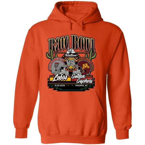 New Mexico Lobos Vs Minnesota Golden Gophers Rate Bowl 2025 Hoodie - Image 6
